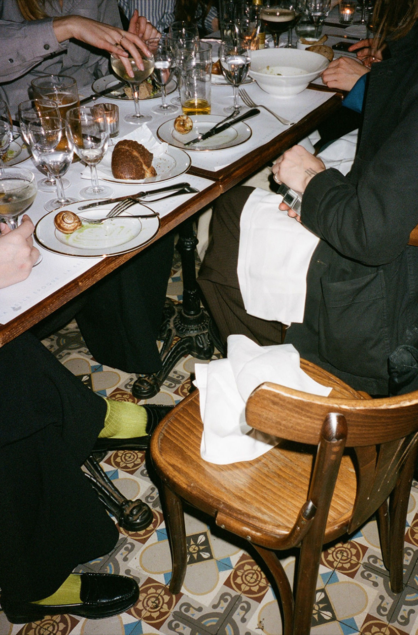 The dining room